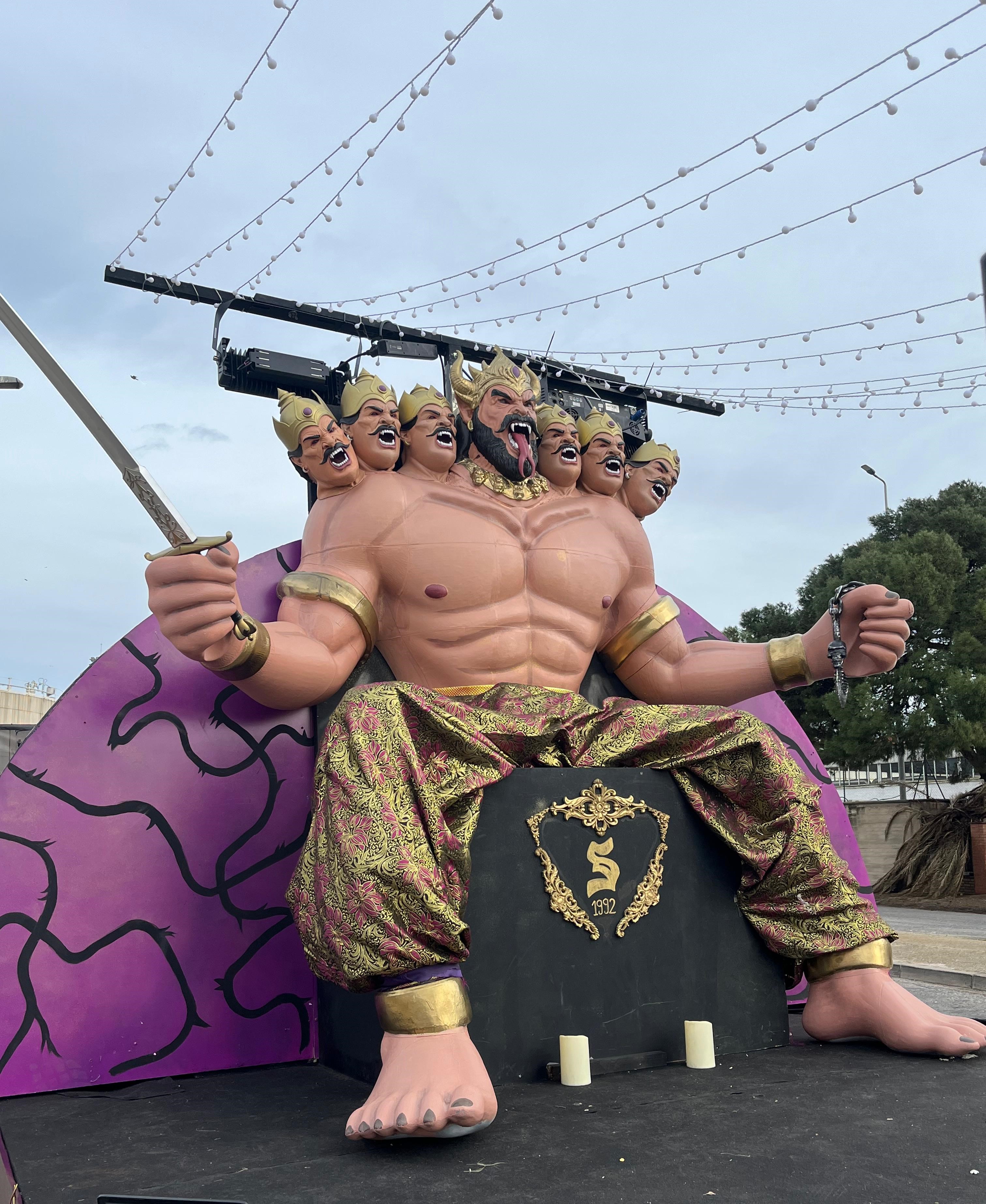 ESCULTURA 3M DEMONIO RAVANA